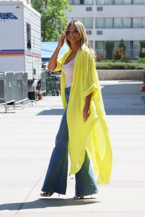 Heidi Klum Arrives for America’s Got Talent Filming 8