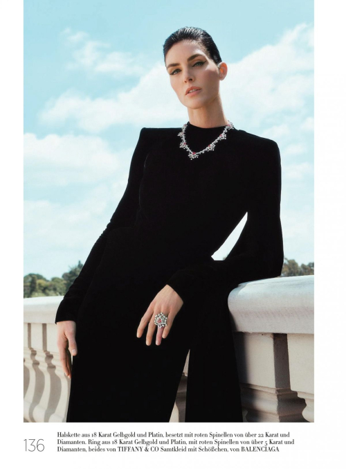 Hilary Rhoda in Harper’s Bazaar Germany August 2024 8