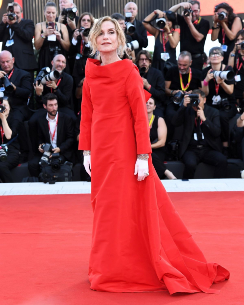 Isabelle Huppert at Beetlejuice Beetlejuice Opening Premiere at 81st Venice International Film Festival 2