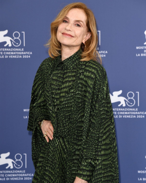 Isabelle Huppert Jury Photocall Venice Film Festival 2024 2