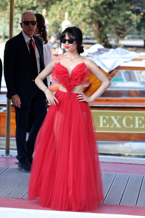 Jenna Ortega Hotel Excelsior Arrival Venice Film Festival 2024 2