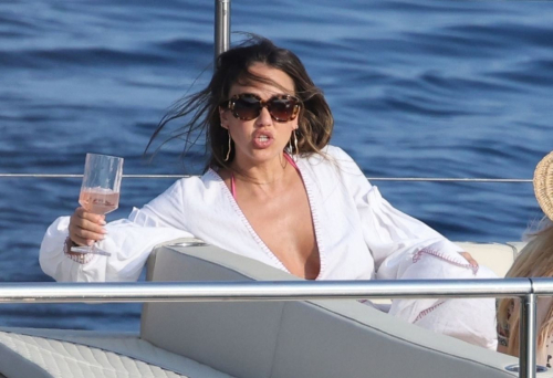 Jessica Alba in Bikini on a Yacht in Mykonos 1