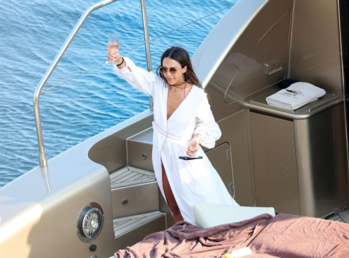 Jessica Alba in Bikini on a Yacht in Mykonos 2