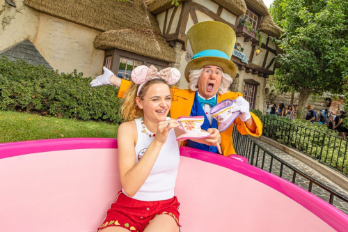 Joey King Celebrates Her Birthday at Disneyland in Anaheim