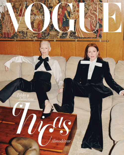 Julianne Moore and Tilda Swinton for Vogue Spain