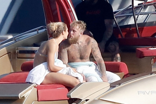 Jutta Leerdam and Jake Paul at Yacht in Saint Tropez 5