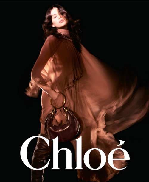 Kaia Gerber for Chloe Fall/Winter 2024 Campaign