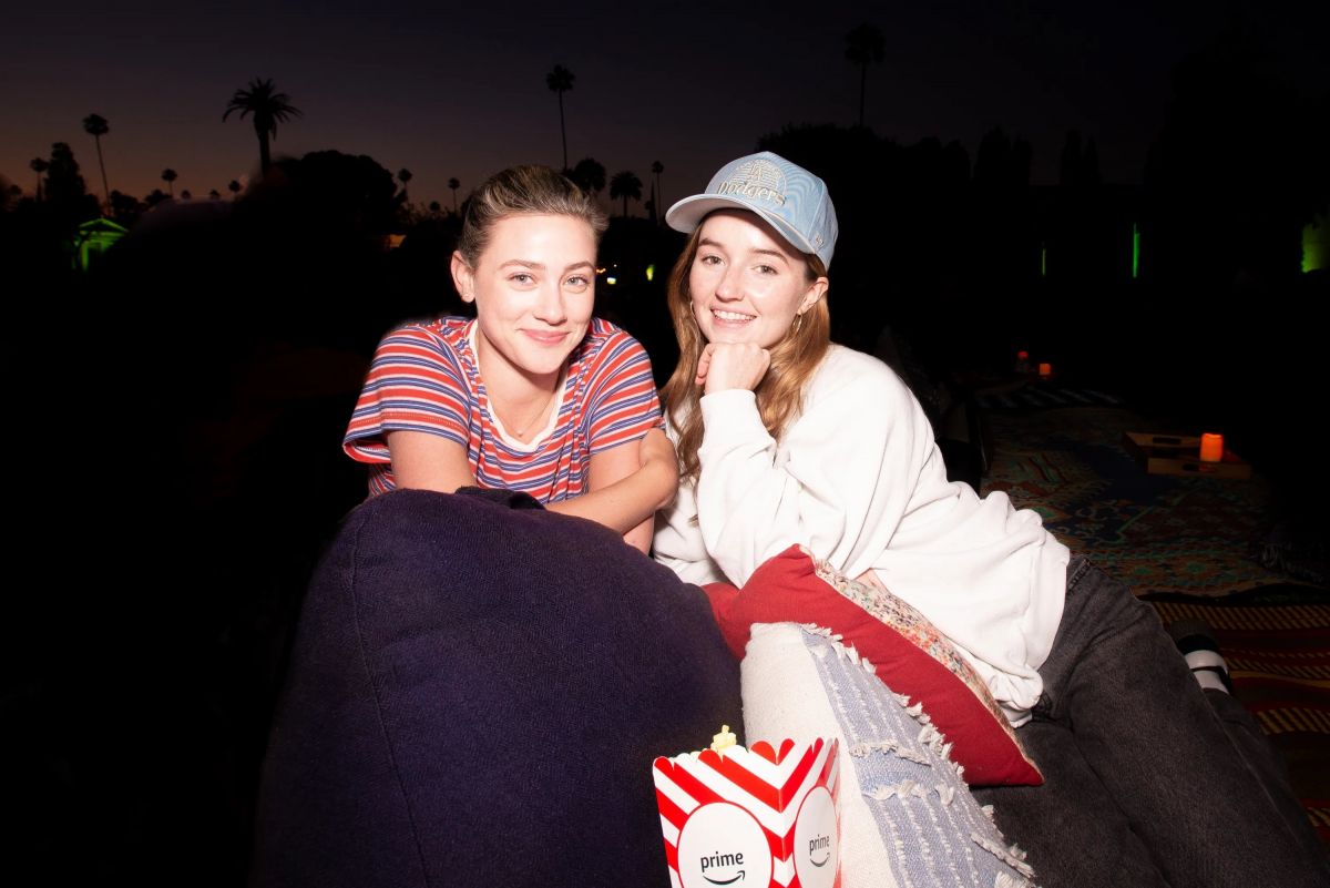 Kaitlyn Dever and Lili Reinhart at Shrek 2 Cinespia Screening Hollywood