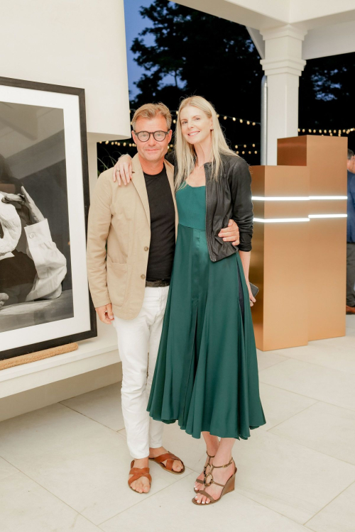 Karen Duffy at Genesis House x Marc Hom Re-Framed Hamptons Dinner at Water Mill August 2024 2