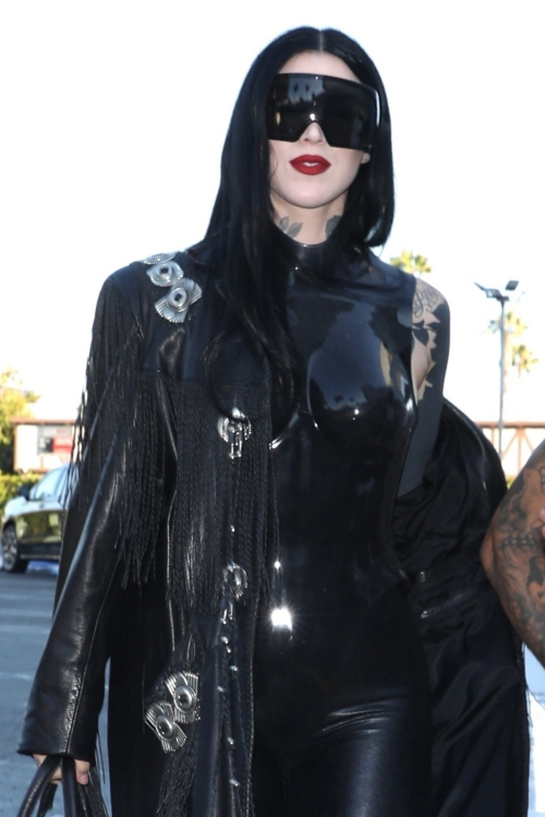 Kat Von D Arrives at Prayers Birthday Concert for Her Husband Rafael Reyes in Hollywood 1