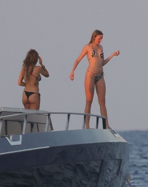 Kate and Lila Grace Moss and Rita Ora in Bikinis in Formentera 7