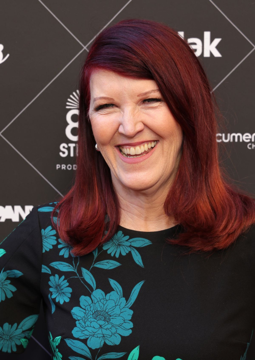 Kate Flannery HollyShorts Film Festival Opening Night Red Carpet Hollywood 3