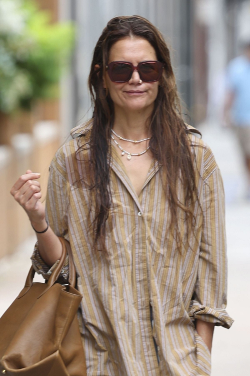 Katie Holmes Out and About in New York