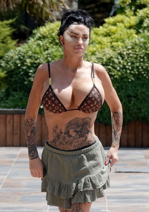 Katie Price in Louis Vuitton Bikini Turkey 3