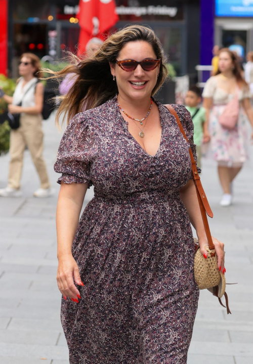 Kelly Brook Arrives at Heart Radio in London 1