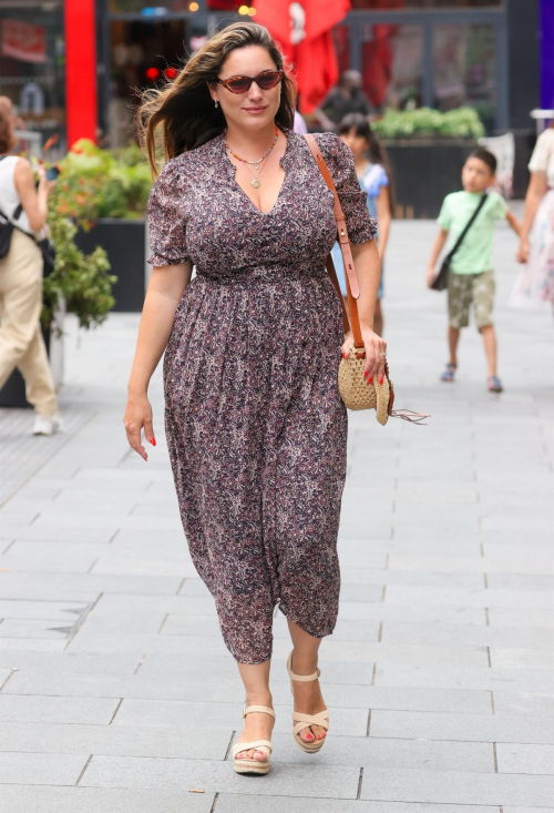 Kelly Brook Arrives at Heart Radio in London 6