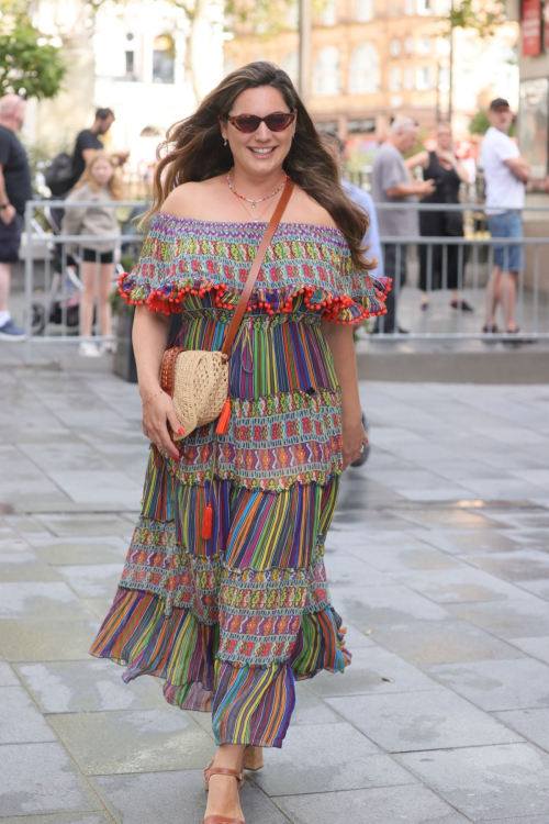 Kelly Brook Arrives at Heart Radio London 6