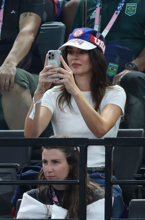 Kendall Jenner at Paris 2024 Olympic Games Gymnastics Women’s Final