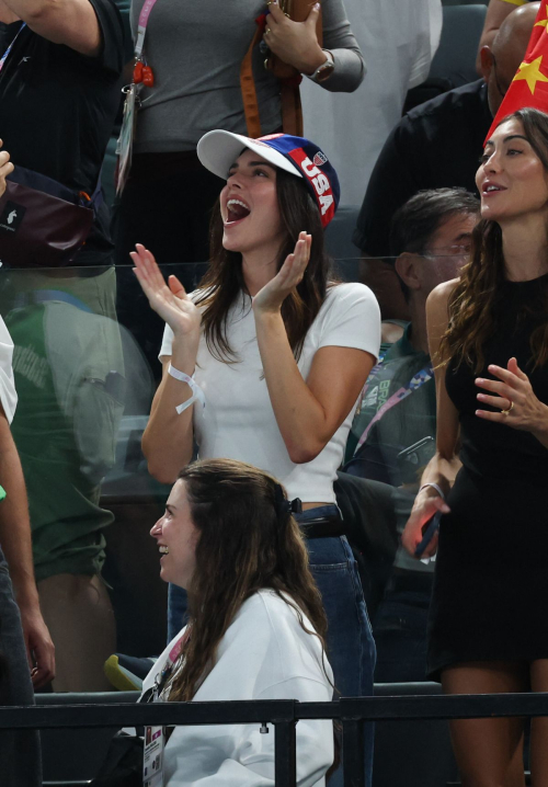 Kendall Jenner at Paris 2024 Olympic Games Gymnastics Women’s Final 1