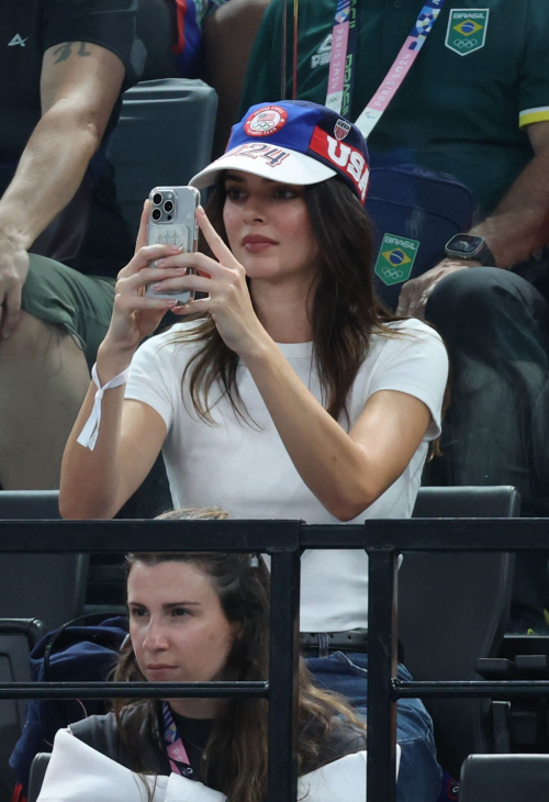 Kendall Jenner at Paris 2024 Olympic Games Gymnastics Women’s Final 2