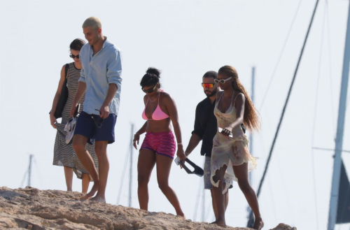 Kendall Jenner Out with Best Friend Fai Khadra in Ibiza 2