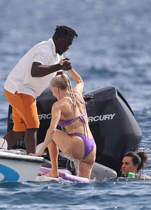 Kyle Richards, Erika Jayne, and Dorit Kemsley in Bikinis in St Lucia 7