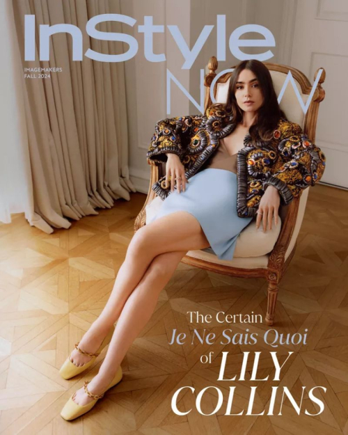 Lily Collins for InStyle Fall 2024