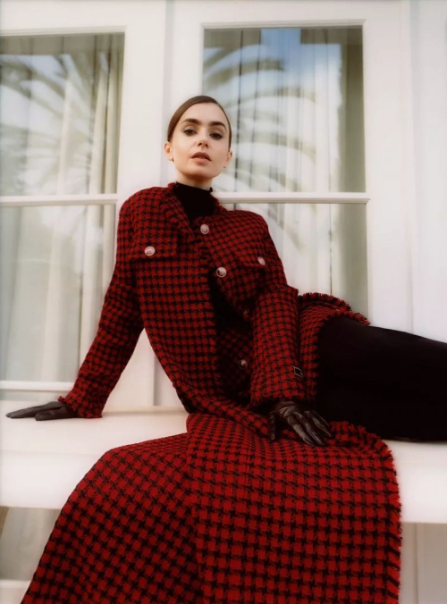 Lily Collins for InStyle Fall 2024 10