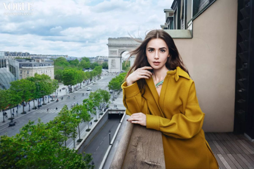 Lily Collins for Vogue Scandinavia, September 2024 9