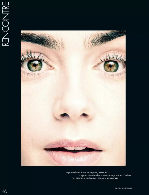 Lily Collins in Elle Magazine France 8