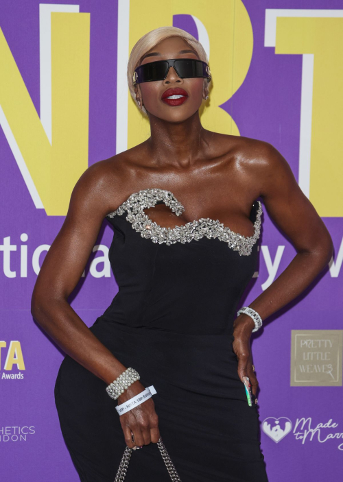 Lystra Adams seen in Stylish Dress at National Reality TV Awards 2024 in London