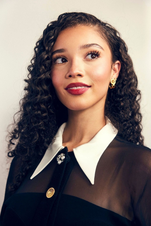 Malia Baker IMDb Official Portrait Studio at D23 Expo 2