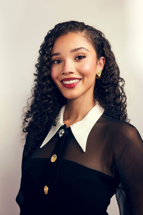 Malia Baker IMDb Official Portrait Studio at D23 Expo 5