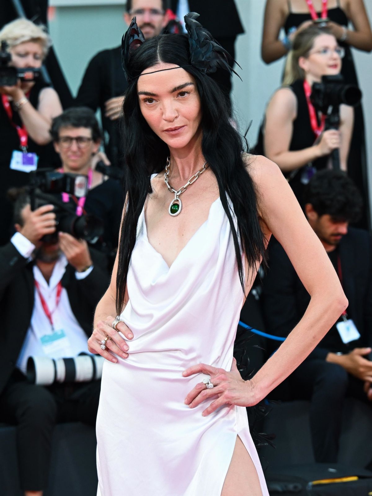 Mariacarla Boscono at Beetlejuice Beetlejuice Opening Premiere at 81st Venice International Film Festival