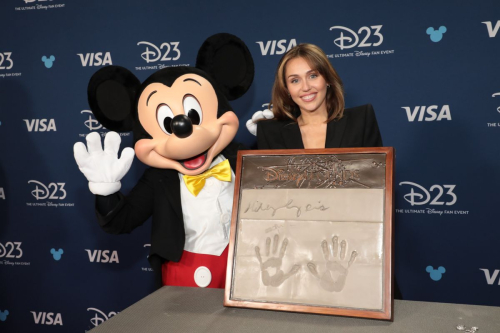 Miley Cyrus at Disney Legends Awards Ceremony at Honda Center in Anaheim 2