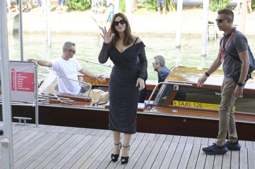 Monica Bellucci Arrives at Beetlejuice Beetlejuice Photocall at Venice International Film Festival 2