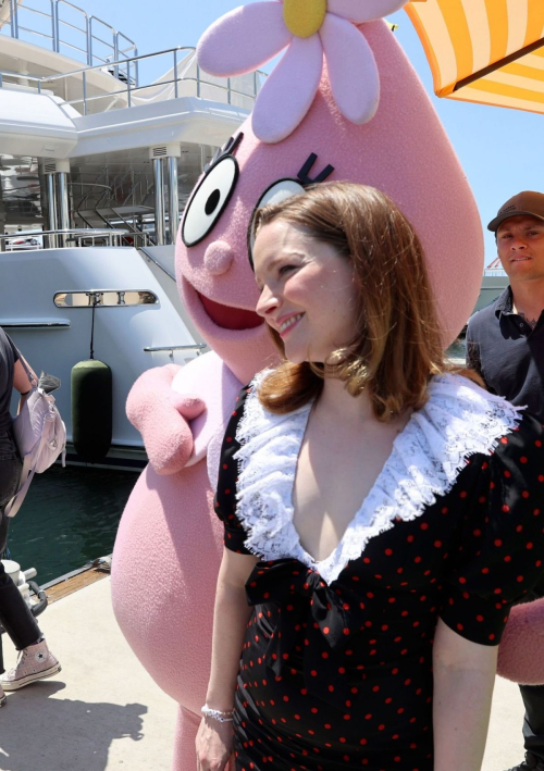 Morfydd Clark at IMDboat at San Diego Comic-Con 3