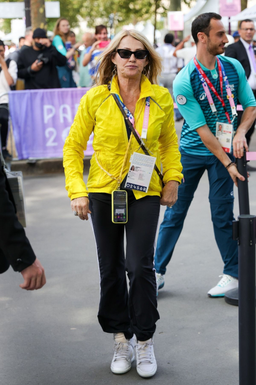 Naida Comaneci Leaves Paris 2024 Olympics Gymnastics Final in Paris 5