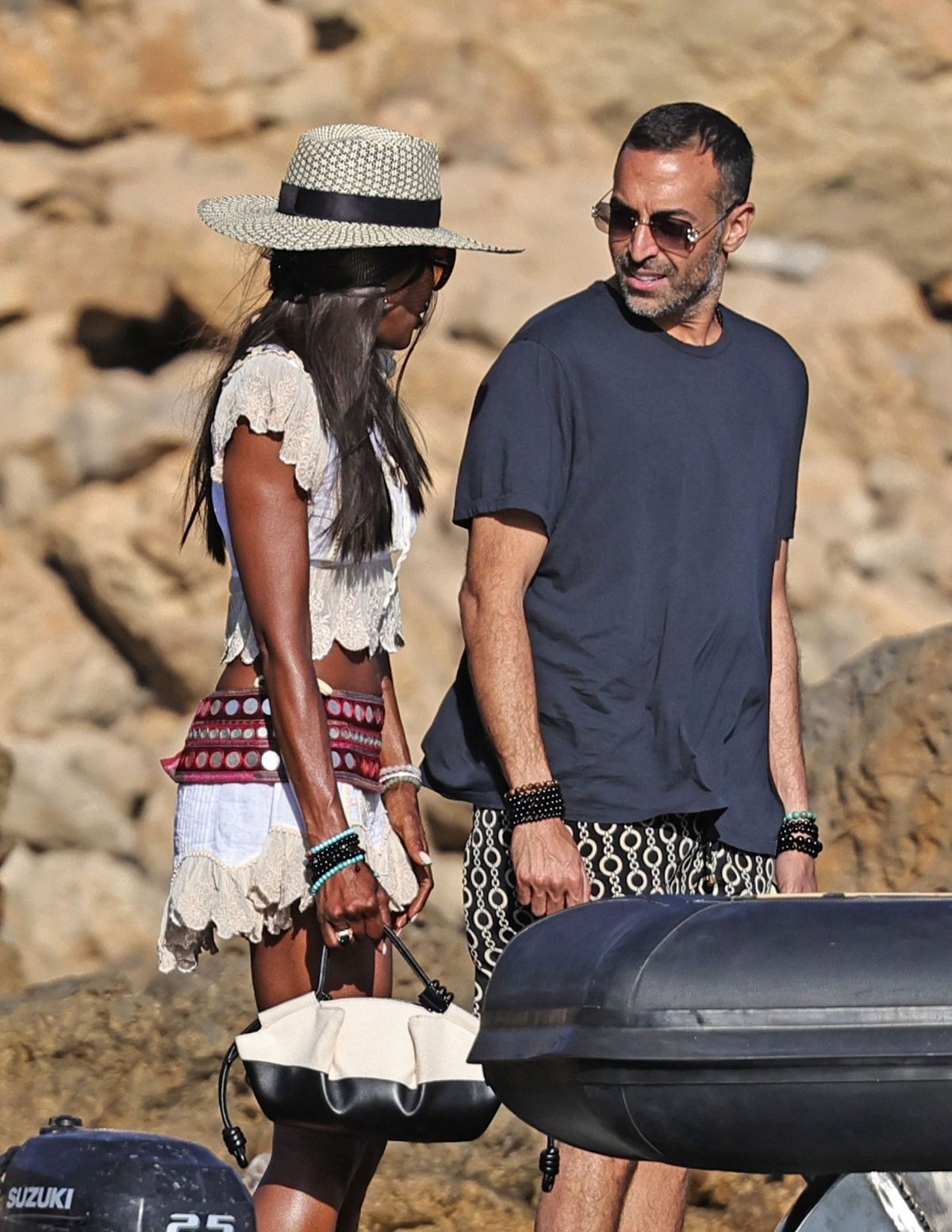 Naomi Campbell with Friends and Family Out in Ibiza, August 2024