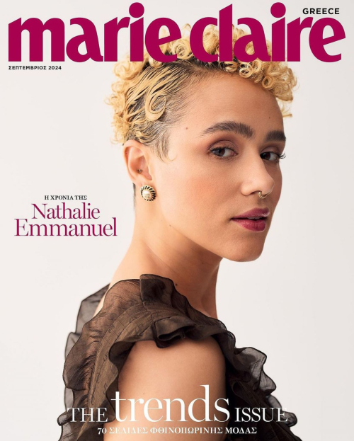 Nathalie Emmanuel for Marie Claire Greece September 2024 1