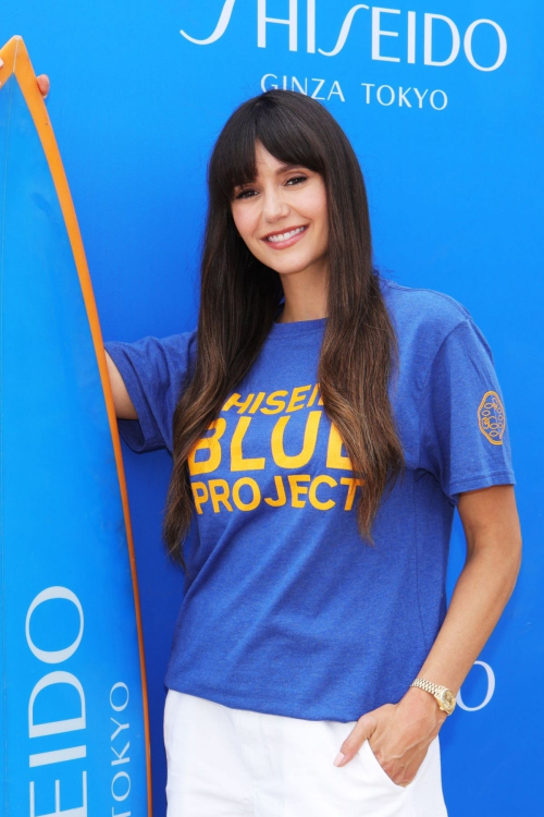 Nina Dobrev at Shiseido Blue Project Beach Clean-up in Huntington Beach 5