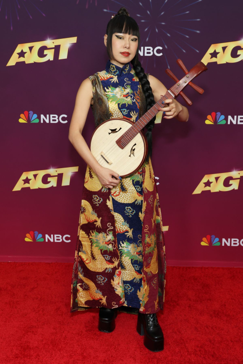 Nini at America’s Got Talent Season 19 Live Show Red Carpet Los Angeles 1