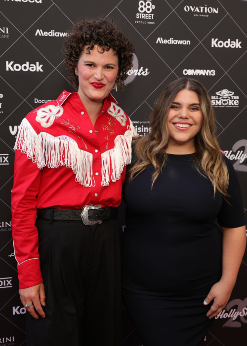 Paige Sommerer and Brooka Markham at 20th Annual HollyShorts Film Festival Opening Night in Hollywood