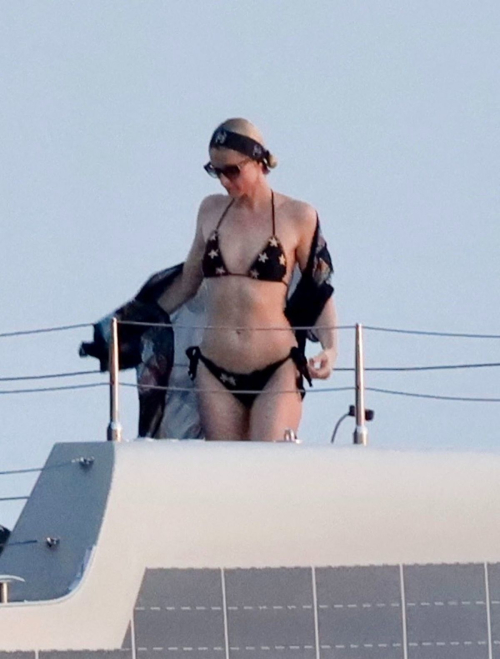 Paris Hilton in Bikinis at a Luxury Yacht in Saint Tropez 9