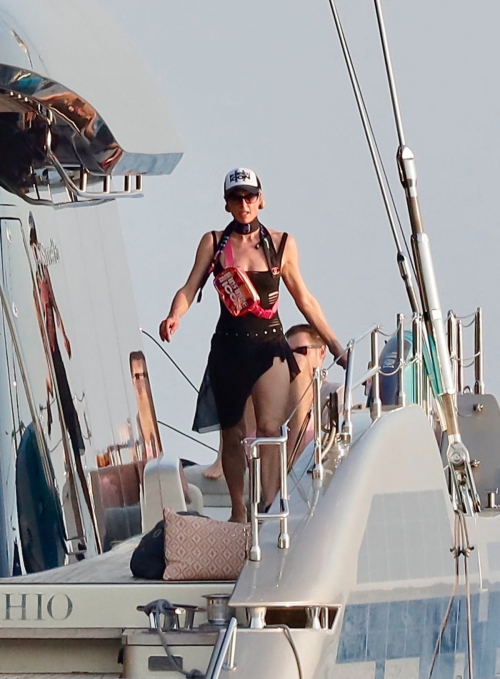 Paris Hilton in Bikinis at a Luxury Yacht in Saint Tropez 5