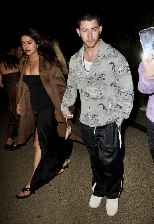 Priyanka Chopra and Nick Jonas on Date Night at Burleigh Pavilion in Brisbane