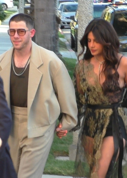 Priyanka Chopra and Nick Jonas The Good Half Premiere Beverly Hills 1