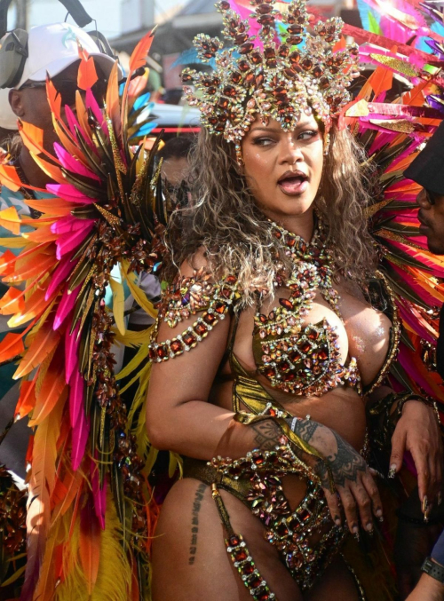 Rihanna at Barbados Crop Over Carnival 4