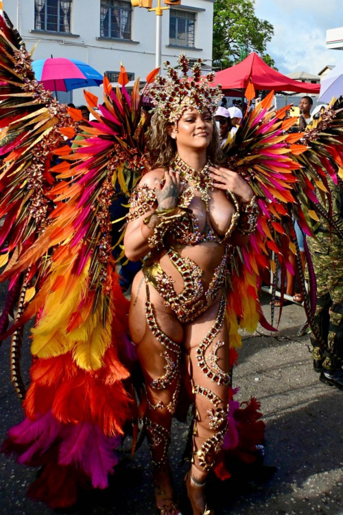 Rihanna at Barbados Crop Over Carnival 7