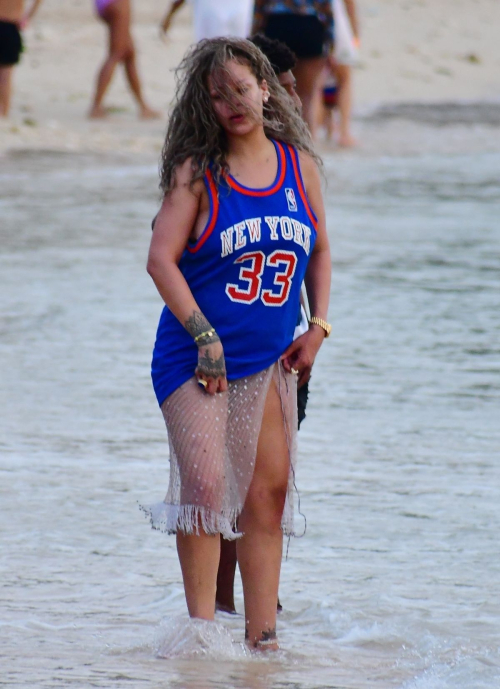 Rihanna Beach Barbados 3